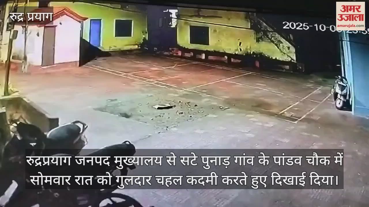 Panic due to leopard movement in Rudraprayag Punar village
