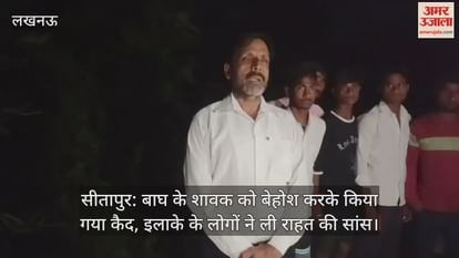 सीतापुर: बाघ के शावक को बेहोश करके किया गया कैद, इलाके के लोगों ने ली राहत की सांस सीतापुर: बाघ के शावक को बेहोश करके किया गया कैद, इलाके के लोगों ने ली राहत की सांस