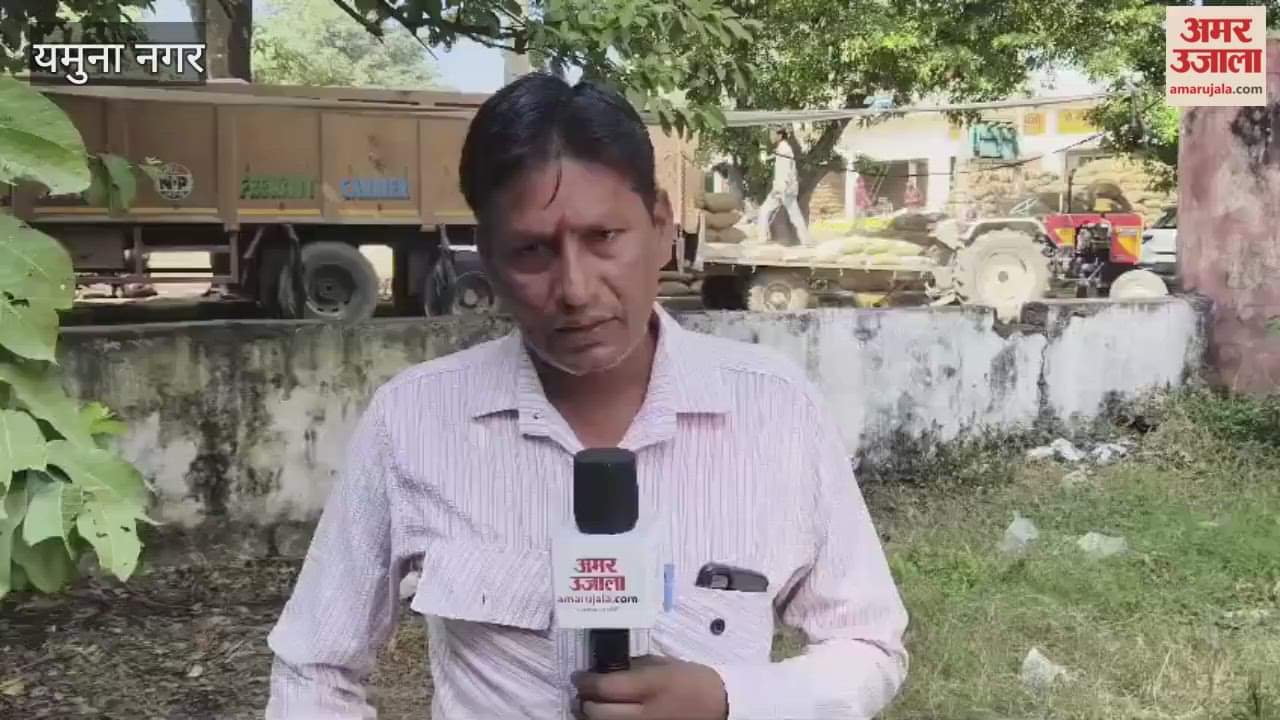 Patwaris staged a sit-in outside the Patwar office to protest against non-payment of salaries In Yamunanagar