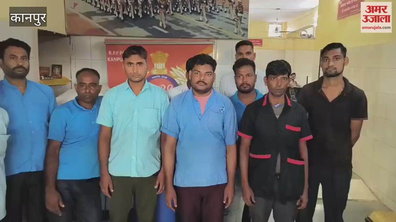 checking campaign was launched against illegal vendors in trains, and ten were apprehended