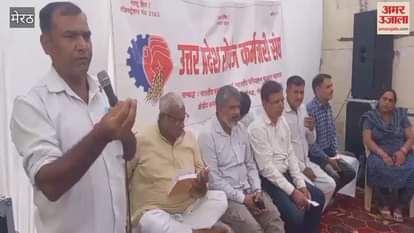 Meerut: Roadways employees staged a strike