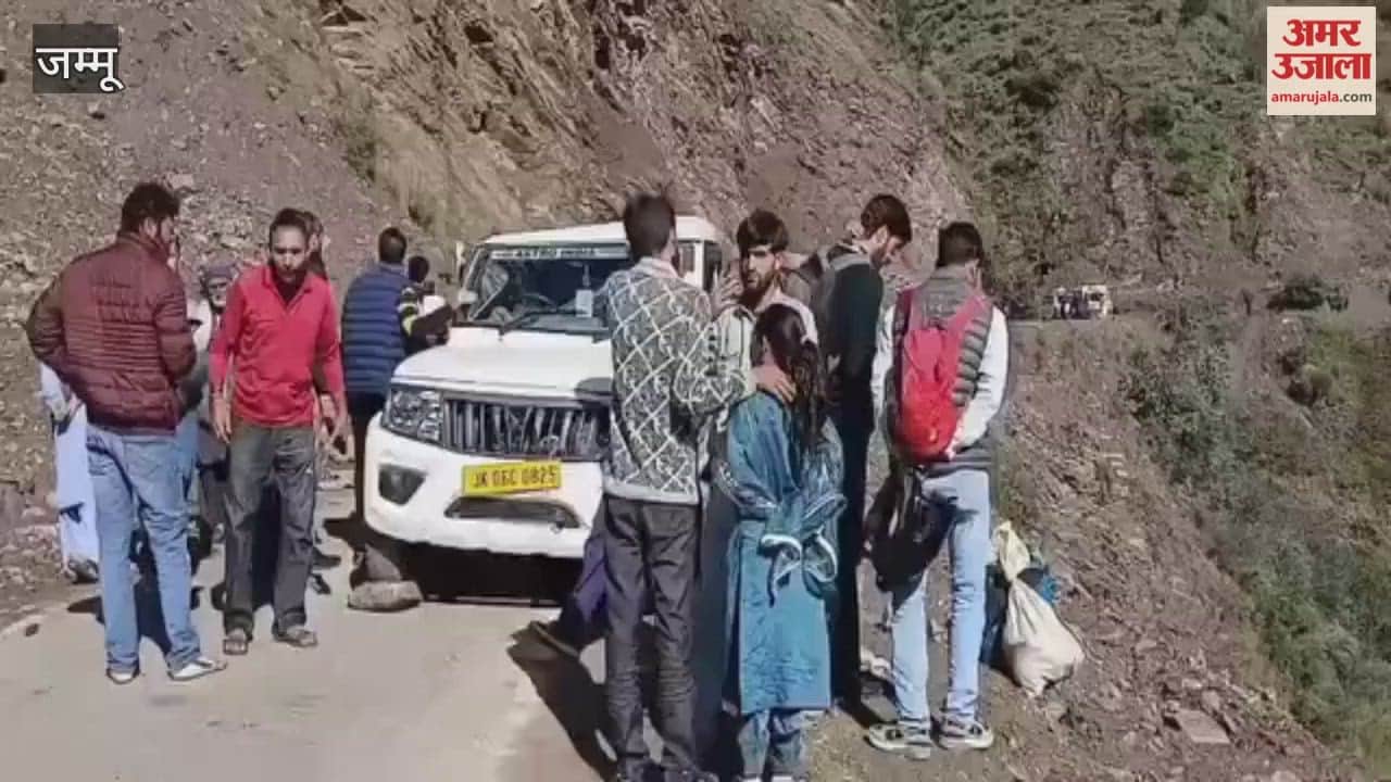 Stone falls on moving vehicle, woman dies, 5 injured