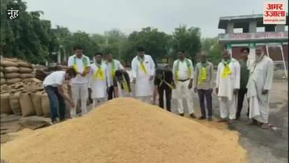 Citing government norms, crops are not being purchased in Nuh