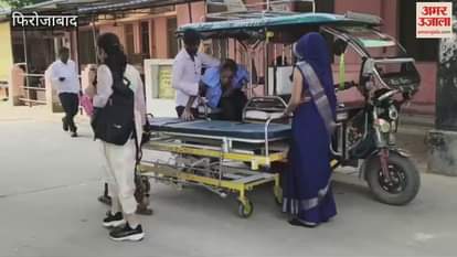 Family Pushes Stretcher as Patient Struggles in  Medical College