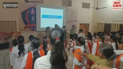 police aware students at shyam lal degree college regarding mission shakti