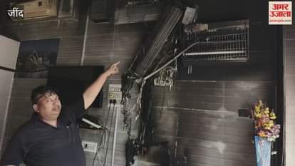 Goods gutted in fire at Kamal Computer Centre in Jind