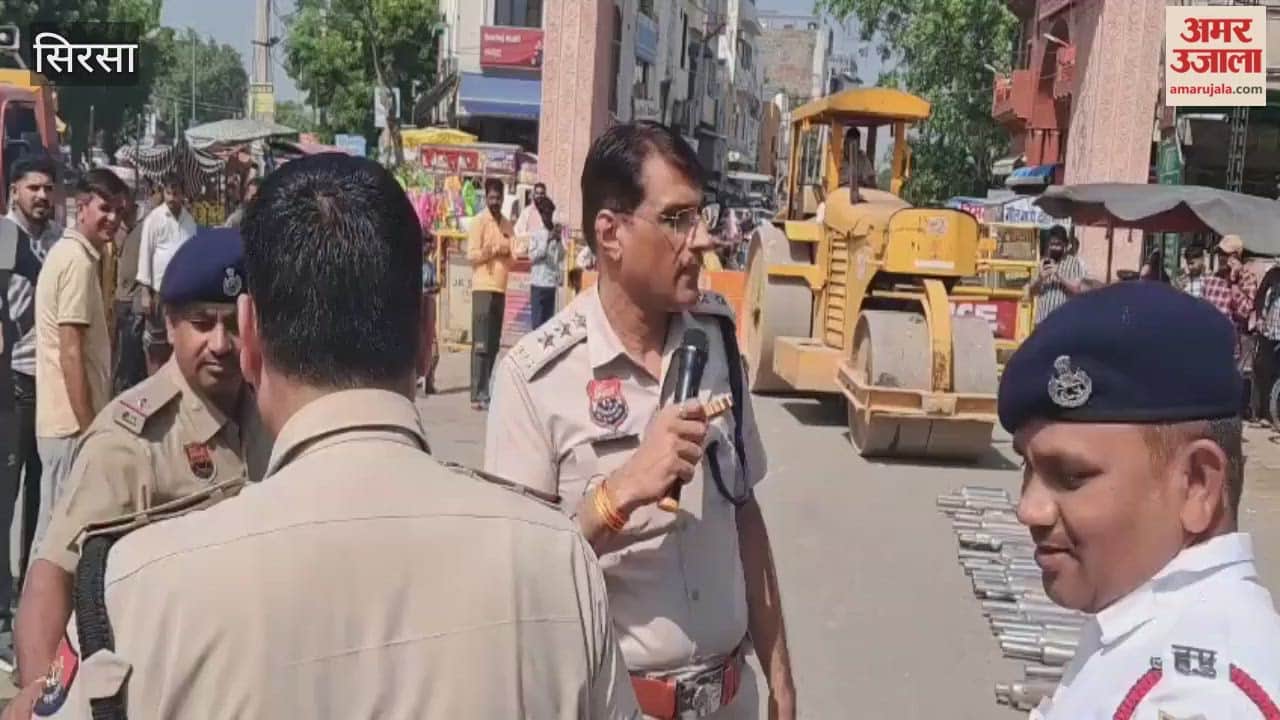 Bulldozers run over 'firecracker horns' on motorcycles seized in Sirsa in six months