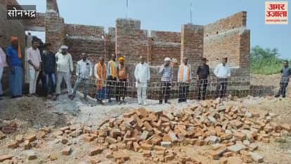 veranda of under-construction school building collapsed villagers accused of poor construction