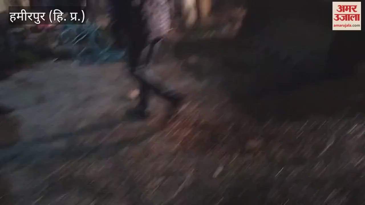 Hamirpur Fire broke out in the fodder store of Gasota Mahadev Cow House, dry grass burnt to ashes