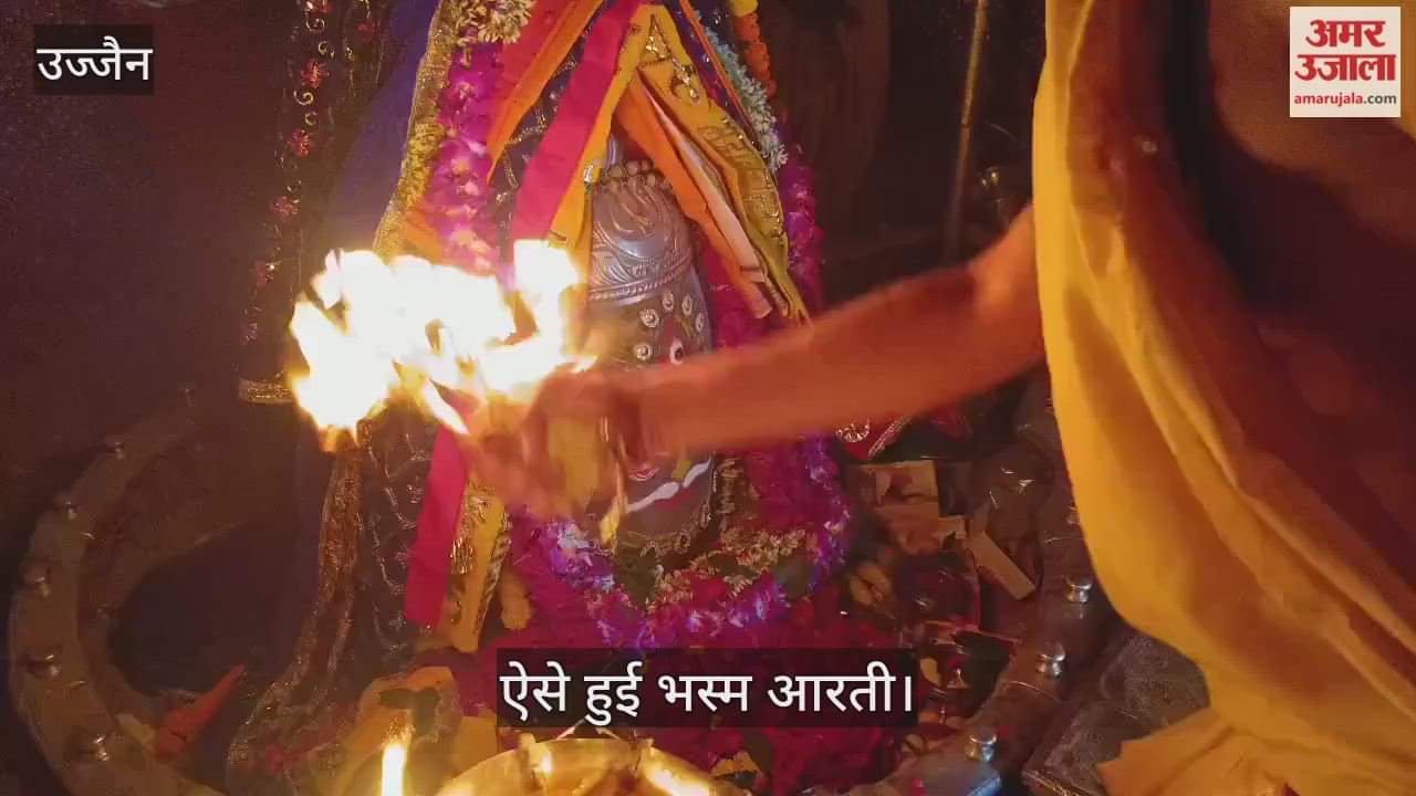 Ujjain Mahakal: Baba Mahakal was adorned with amazing decorations during the Bhasma Aarti.