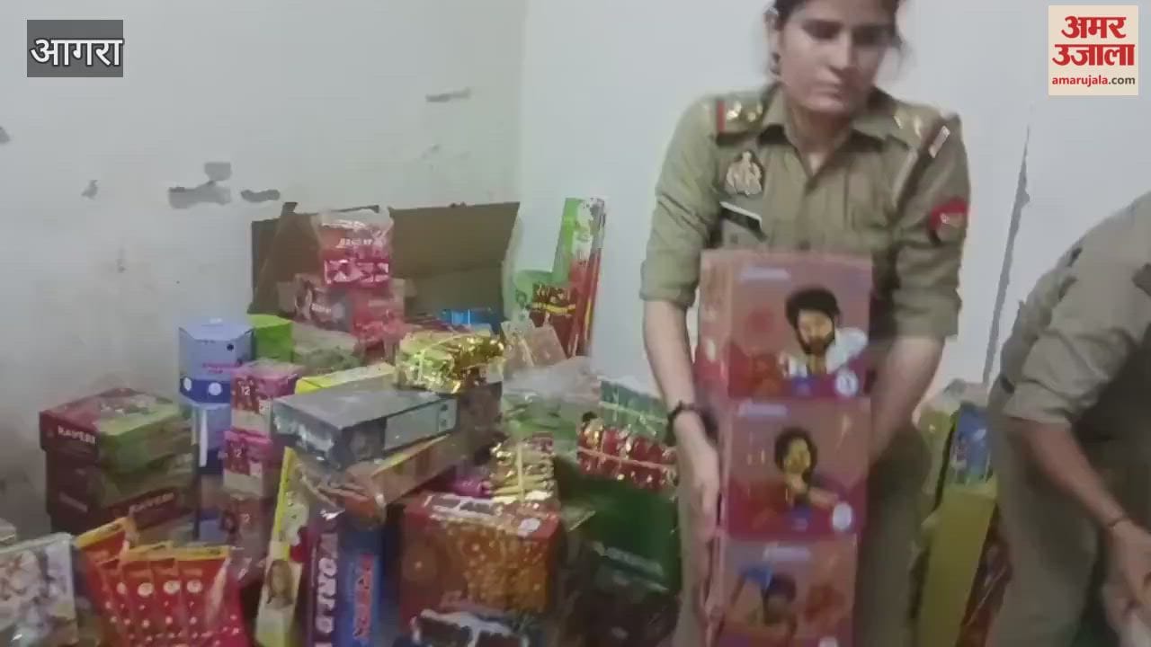 Illegal Firecracker Stock Seized in Amar Bihar