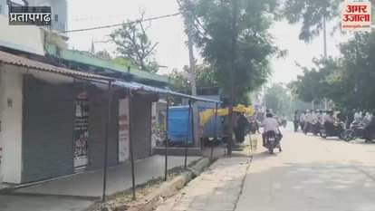 Shops remained closed in protest against anarchy and bullying, traders gathered at the police station.