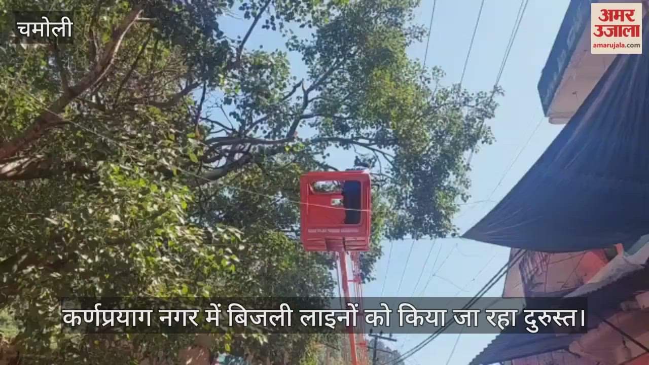 Power lines are being repaired in Karnaprayag, there will be no problem on Diwali