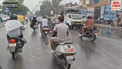 Weather changes in Moradabad, mild rain brings mild cold