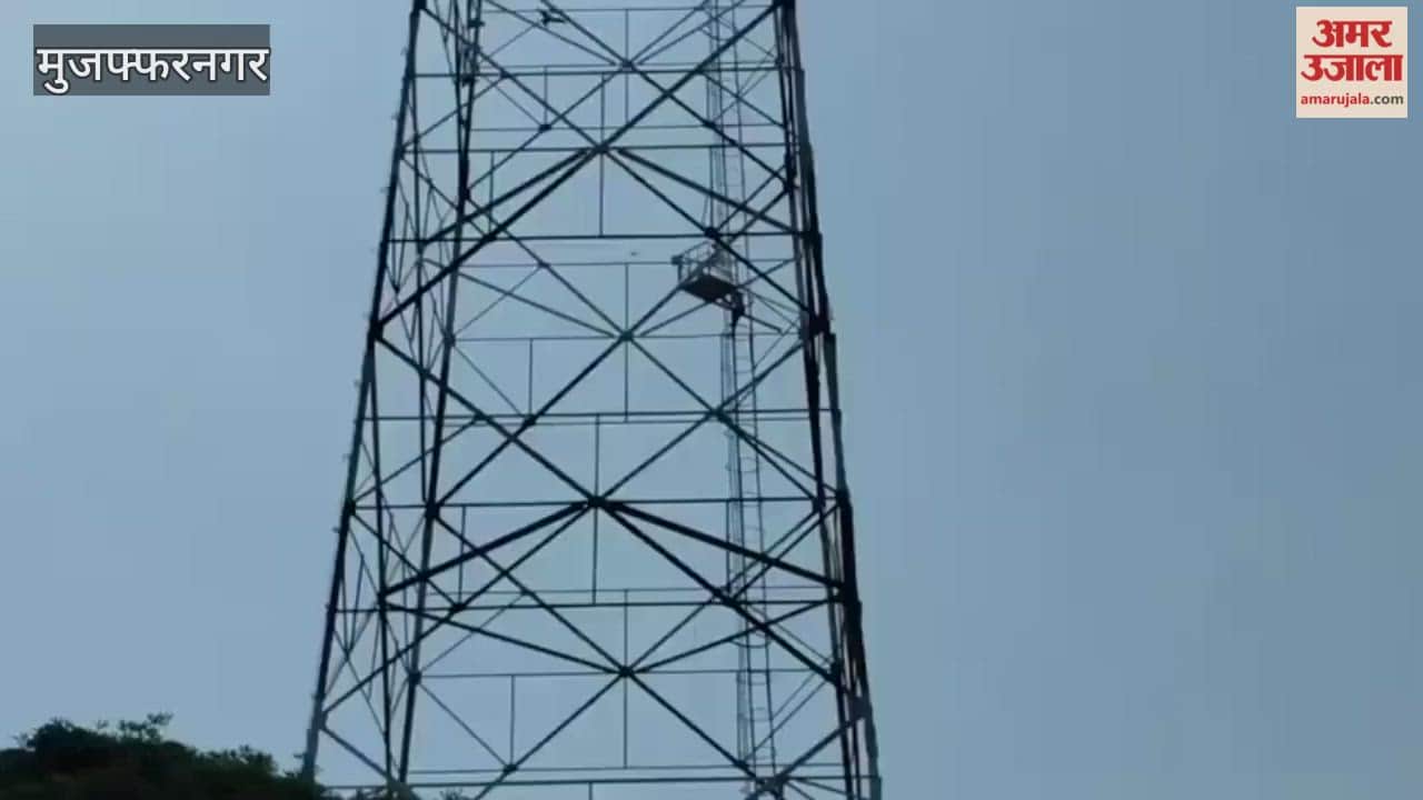 Muzaffarnagar: Unable to speak to girlfriend, angry boyfriend climbs tower, brought down after much effort