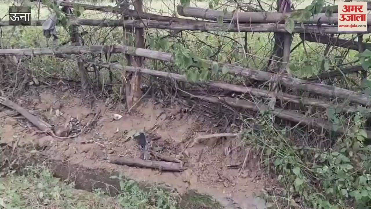 Una A car lost control and overturned on the roadside at Lamba Sail on the Amb-Nadaun road