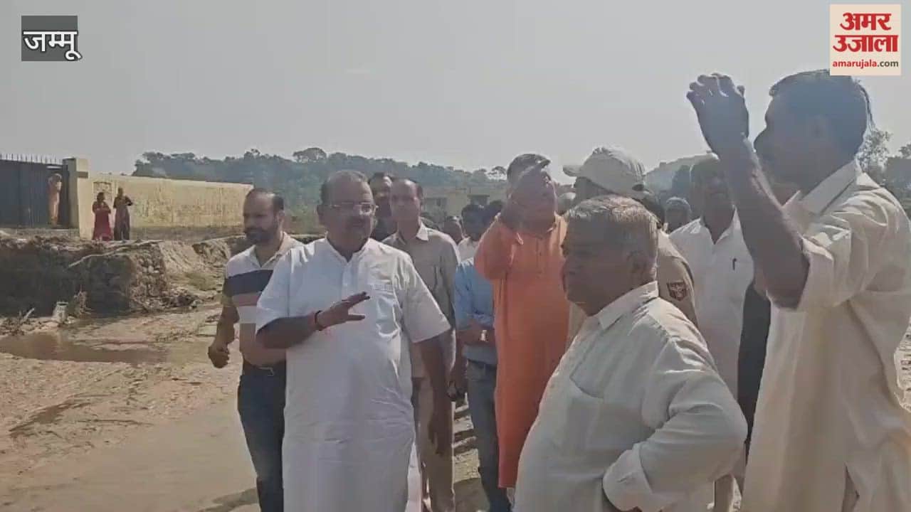 MLA Chandraprakash Ganga visited Quli village and inquired about the condition of flood victims.