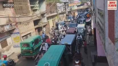 Traffic jams sweep across the city, with ambulances and school vans stranded