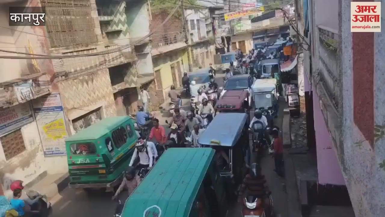 Traffic jams sweep across the city, with ambulances and school vans stranded