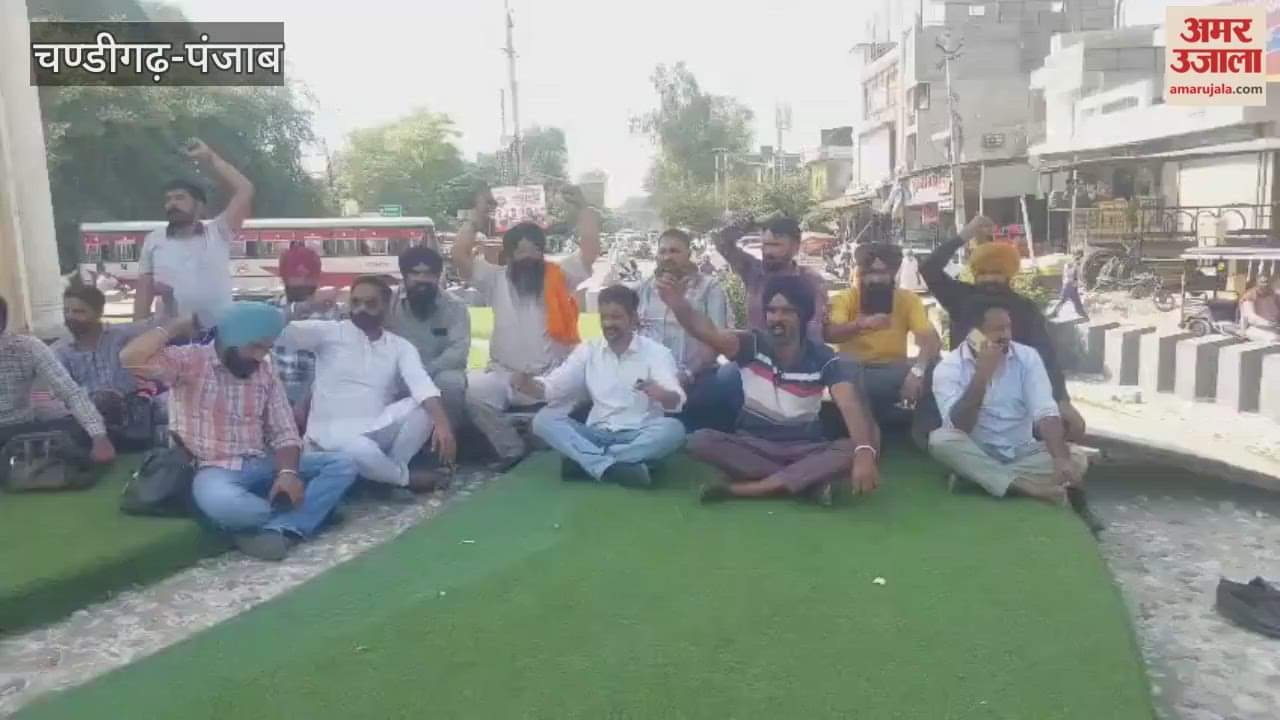 In Jira, temporary employees of Punjab Roadways staged a sit-in protest demanding their demands.