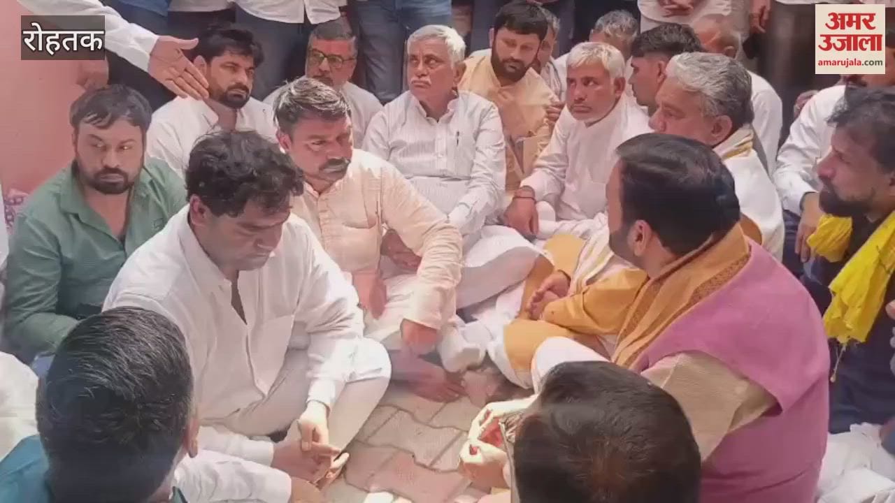 Rohtak ASI Sandeep Lather commits suicide; Haryana CM Nayab Saini visits the deceased's home, offers condolences and assures justice to the family