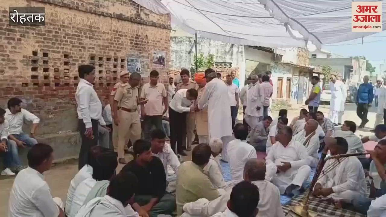 Rohtak ASI Sandeep Lathar commits suicide; family members are being persuaded to allow a post-mortem, with the Chief Minister's OSD arriving in the village to receive a memorandum of demands