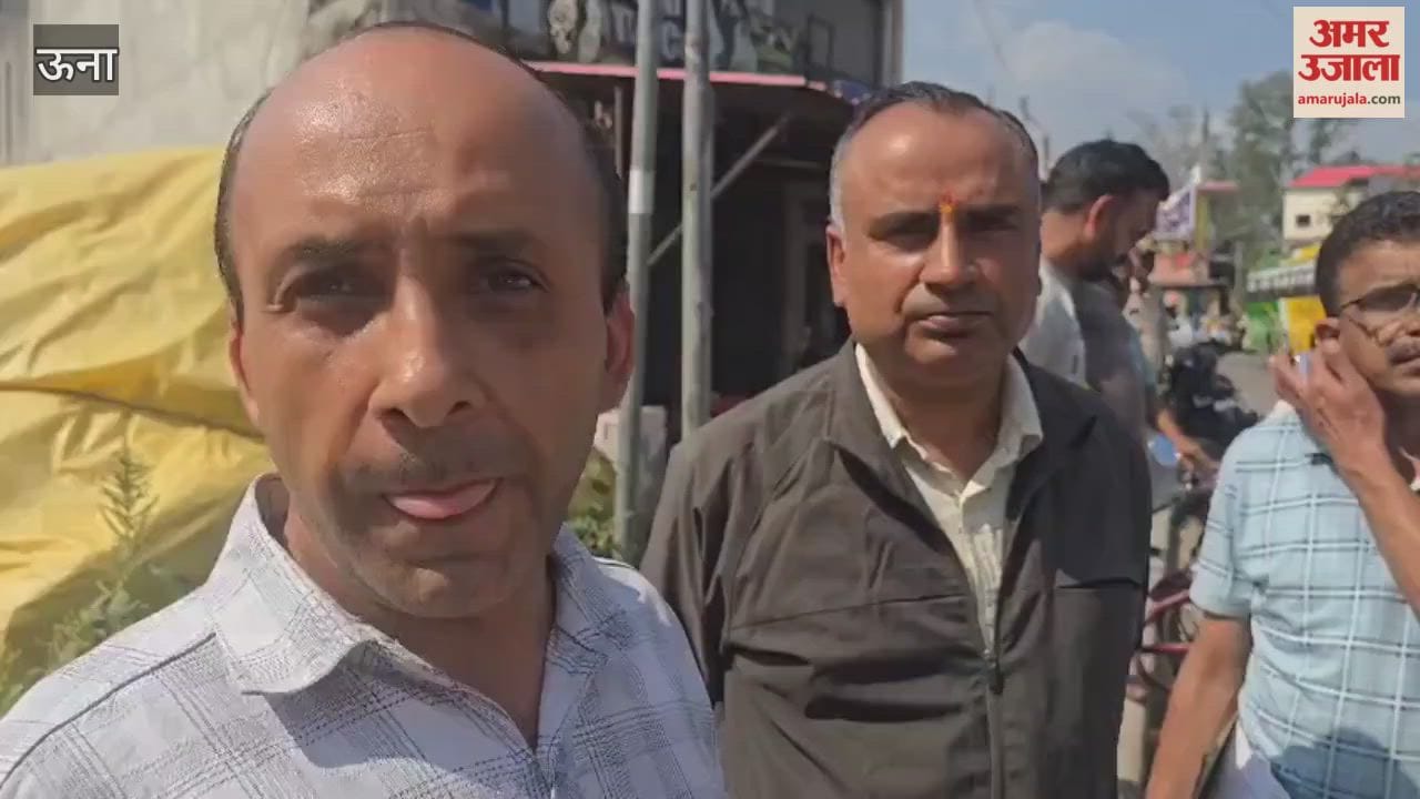 Una After marking the Bangana market, the Revenue Department team said now illegal encroachments will not be spared