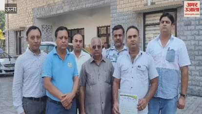 Una Protest against the deadly attack on Dr. Dheeraj Bhardwaj, delegation meets SP Una