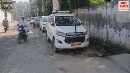 Players participating in the UP state level inter-school shooting competition