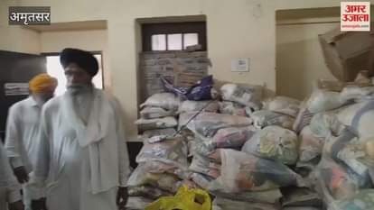 SGPC sends relief material for flood victims