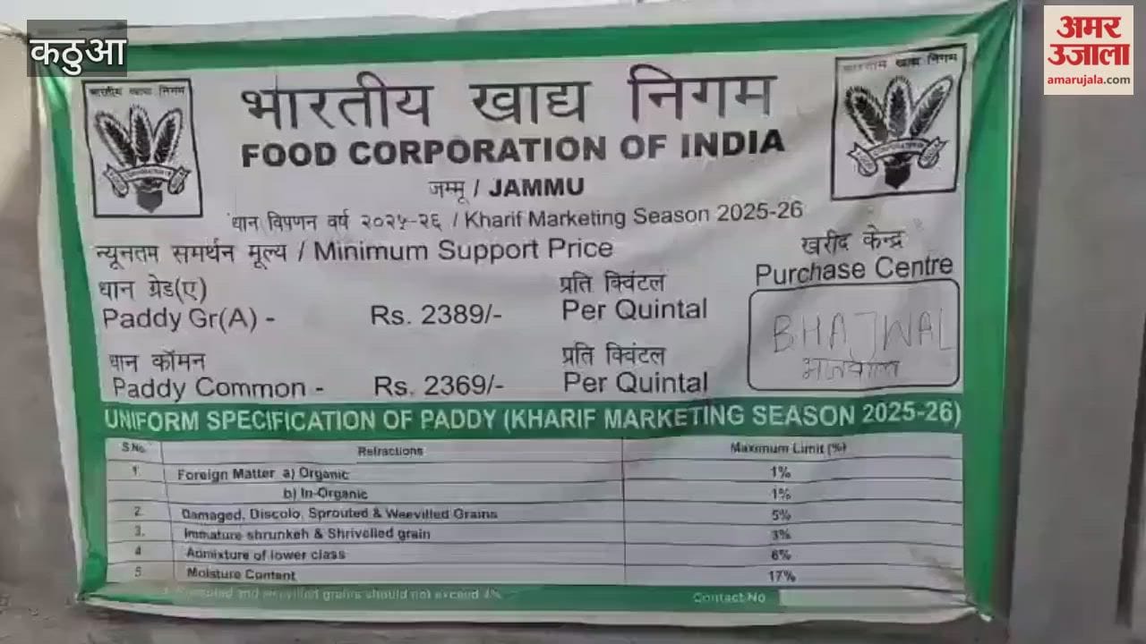 Government paddy procurement begins, farmers show enthusiasm