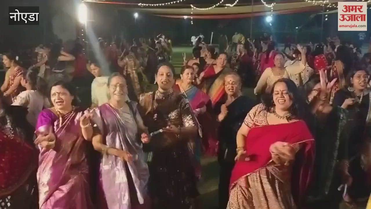 diwali dandiya night program organized by noida sector-11 rwa