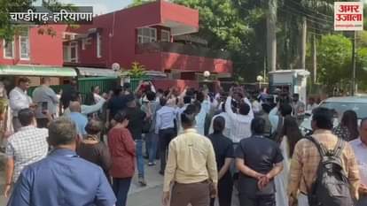 Union Minister Chirag Paswan reached the house of ADGP Y Puran Kumar.