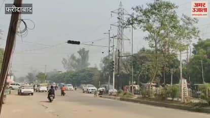The traffic signals at 22 23 intersections in Faridabad have been out of order for quite some time