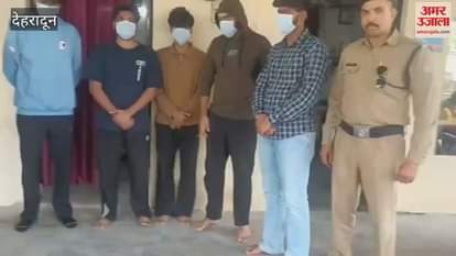 Police teach law to students creating ruckus in public place, eight people arrested