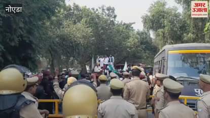 Bharatiya Kisan Union protested at the Collectorate regarding its demands