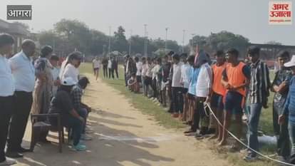 District athletics competition got off to a colourful start in Agra.