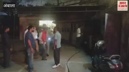 Fire breaks out in a room of Ambala Municipal Council office