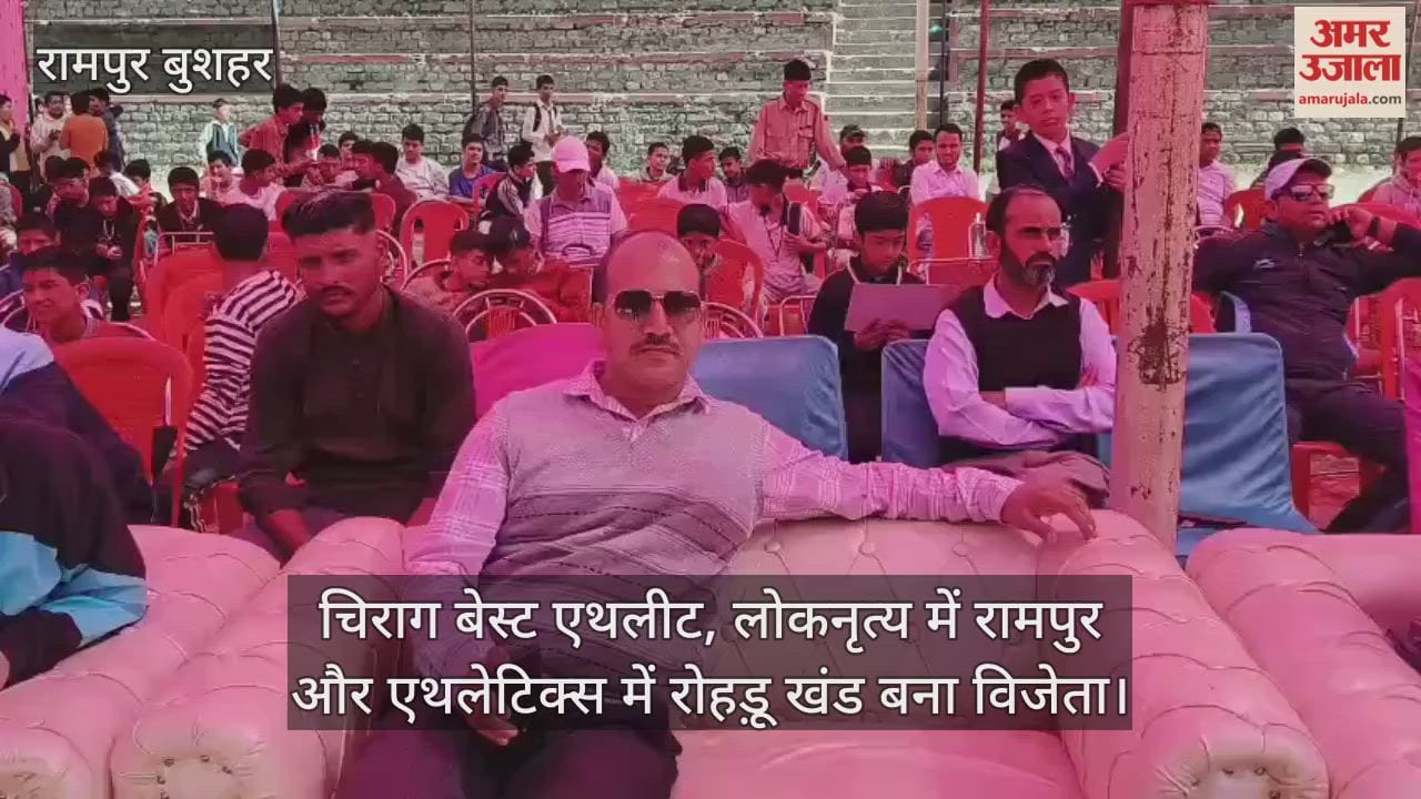 Chirag became the best athlete, Rampur in folk dance and Rohru division in athletics became the winner.