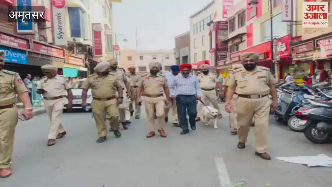 Amritsar police conduct checking drive in crowded areas
