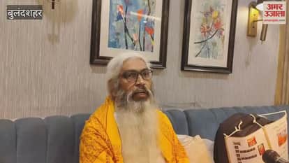 Deputy Secretary Rajesh Kumar welcomed in Bulandshahr, carrying lamps from Delhi to Ayodhya