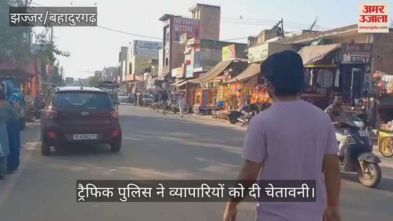 Traffic police warned traders