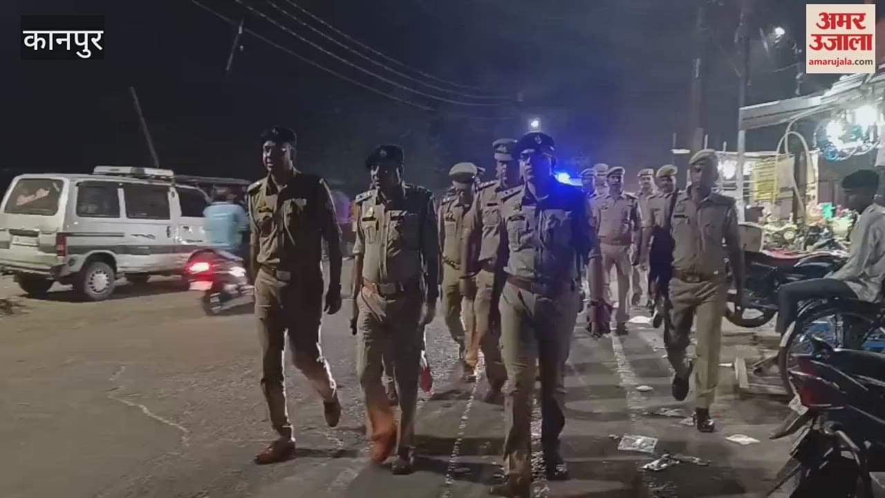 SP Patrolled the Gangaghat Police Station to Create a Sense of Security