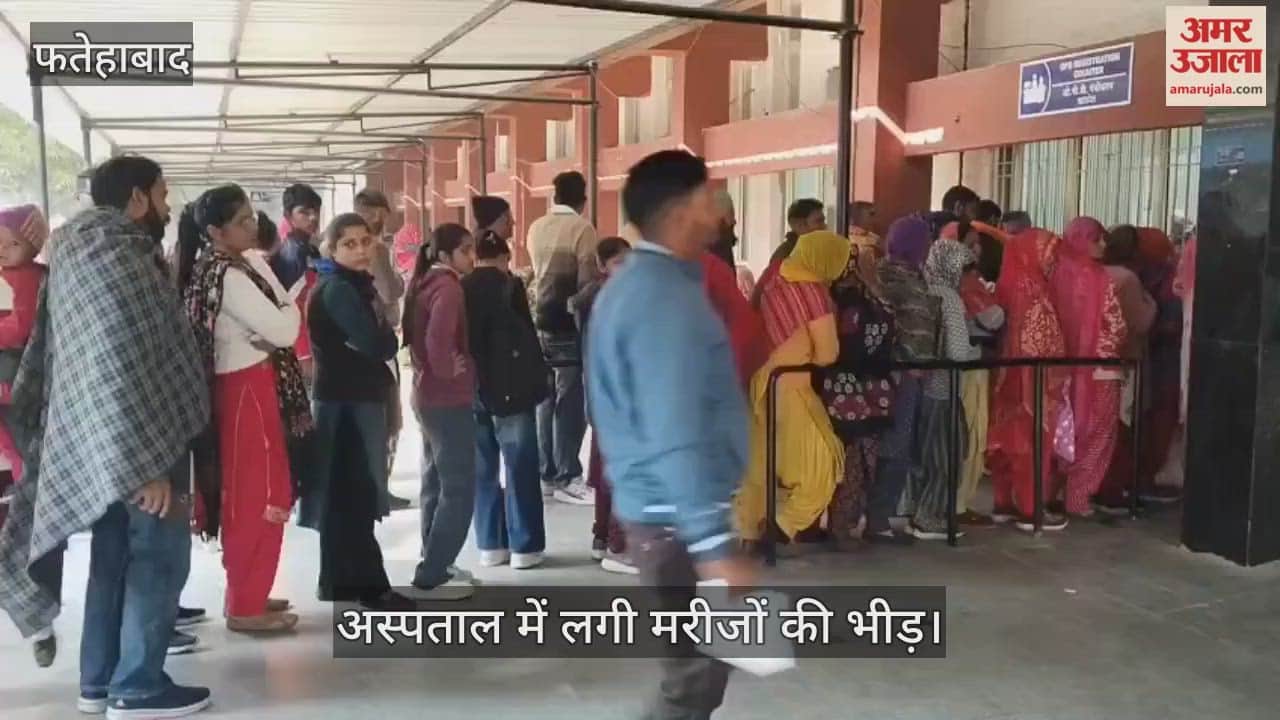 Crowd of patients in the hospital