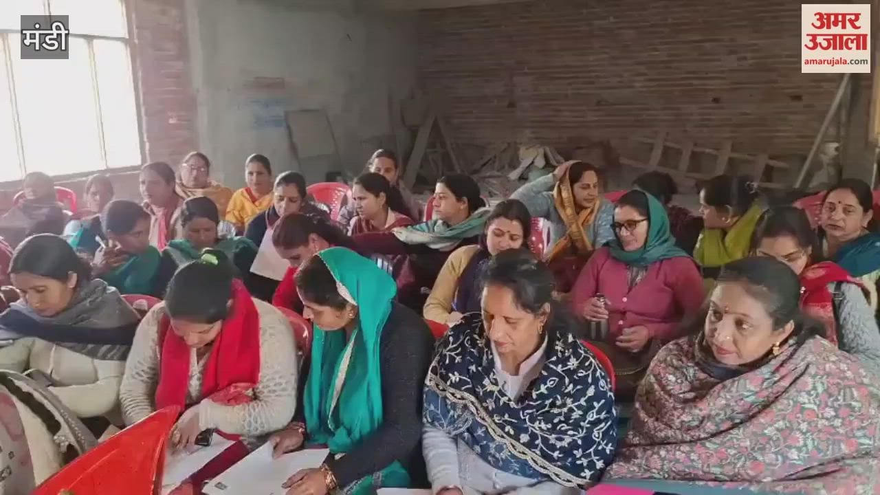 Mandi: A one-day training camp was organized for women from various community-level associations formed under NRLM