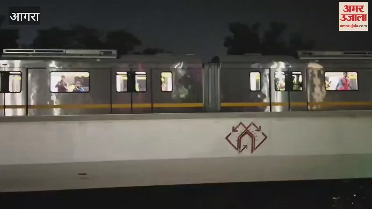 Agra Metro conducts trial run on new route