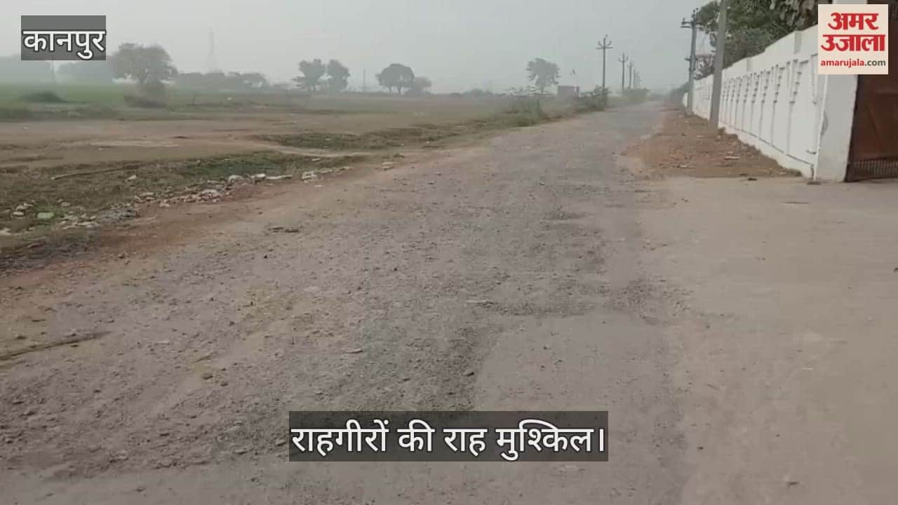 कानपुर: बंशठी-शिवली मार्ग हुआ बदहाल, रायपुर नहर पुल से गांव तक सिर्फ गड्ढे