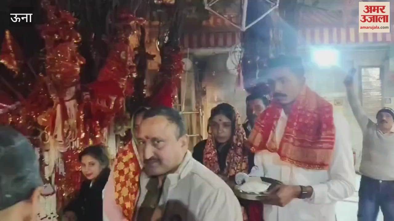 Una Paralympic hero Nishad Kumar visited the Maa Chintpurni temple to offer prayers saying that 2025 has been a fantastic year