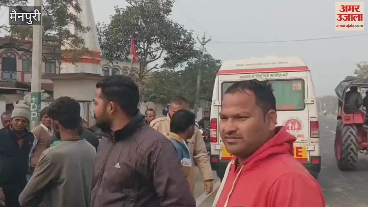 Two motorcycles collided head-on, leaving three people injured