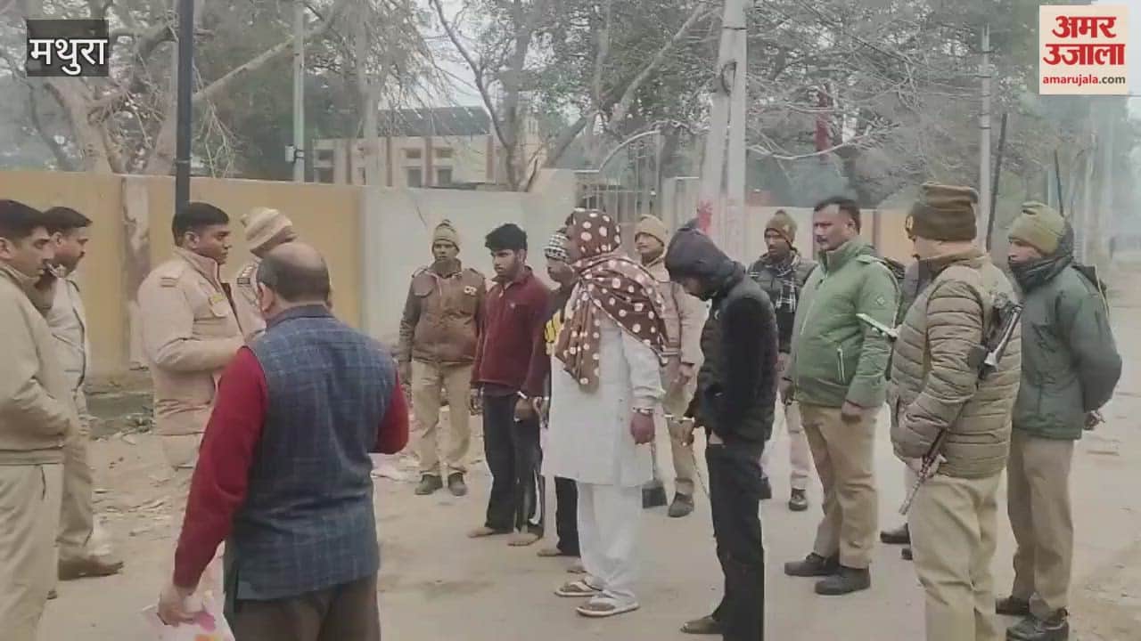 police paraded murder suspects through village in mathura